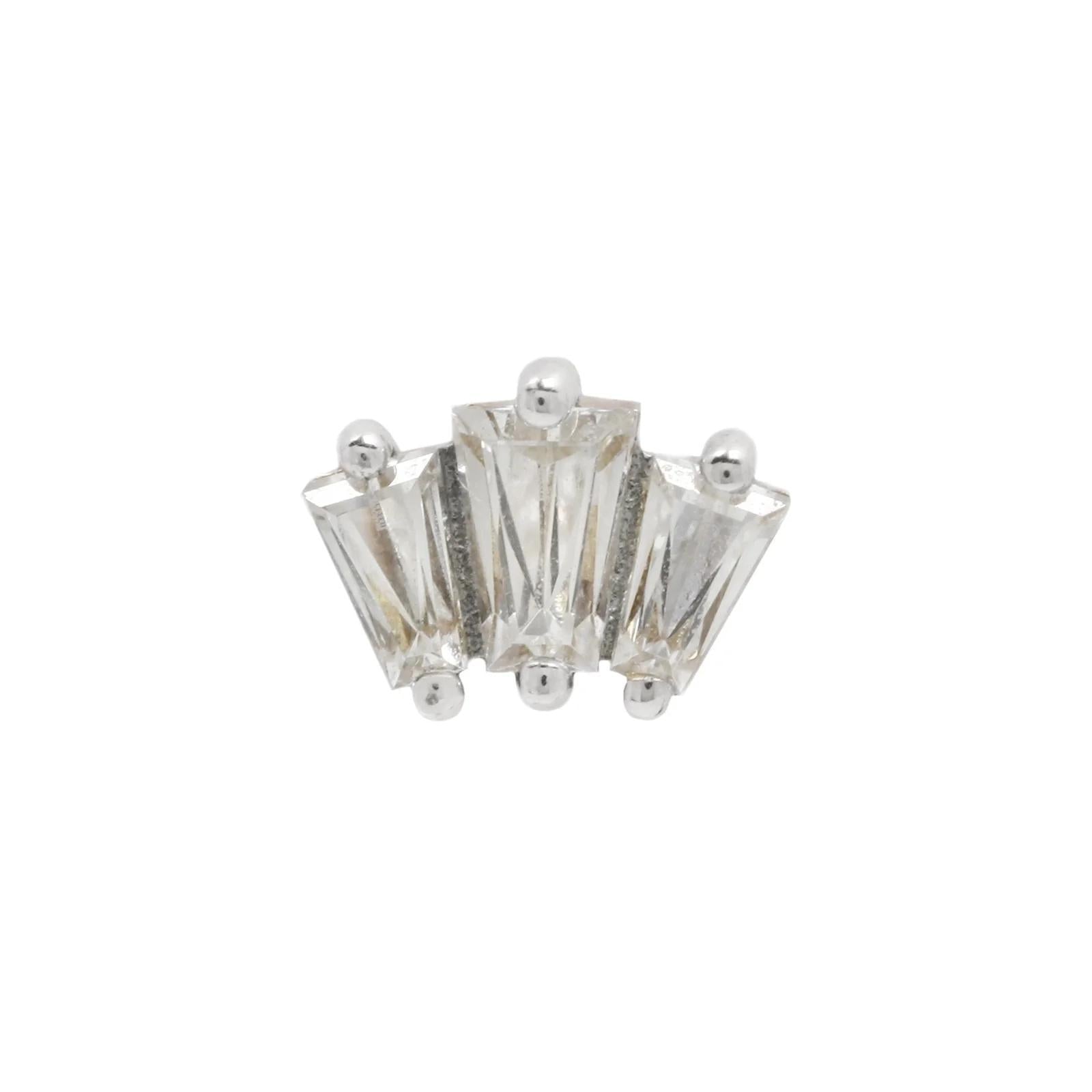 Buddha | 14k gold | Gemma Trios | Clear CZ