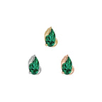 Buddha | 14k Gold | Occasion Threadless End | Lab Grown Emerald