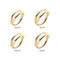 Invictus | 14k gold | Double Hoop Side Facing Hinged Segment Clicker