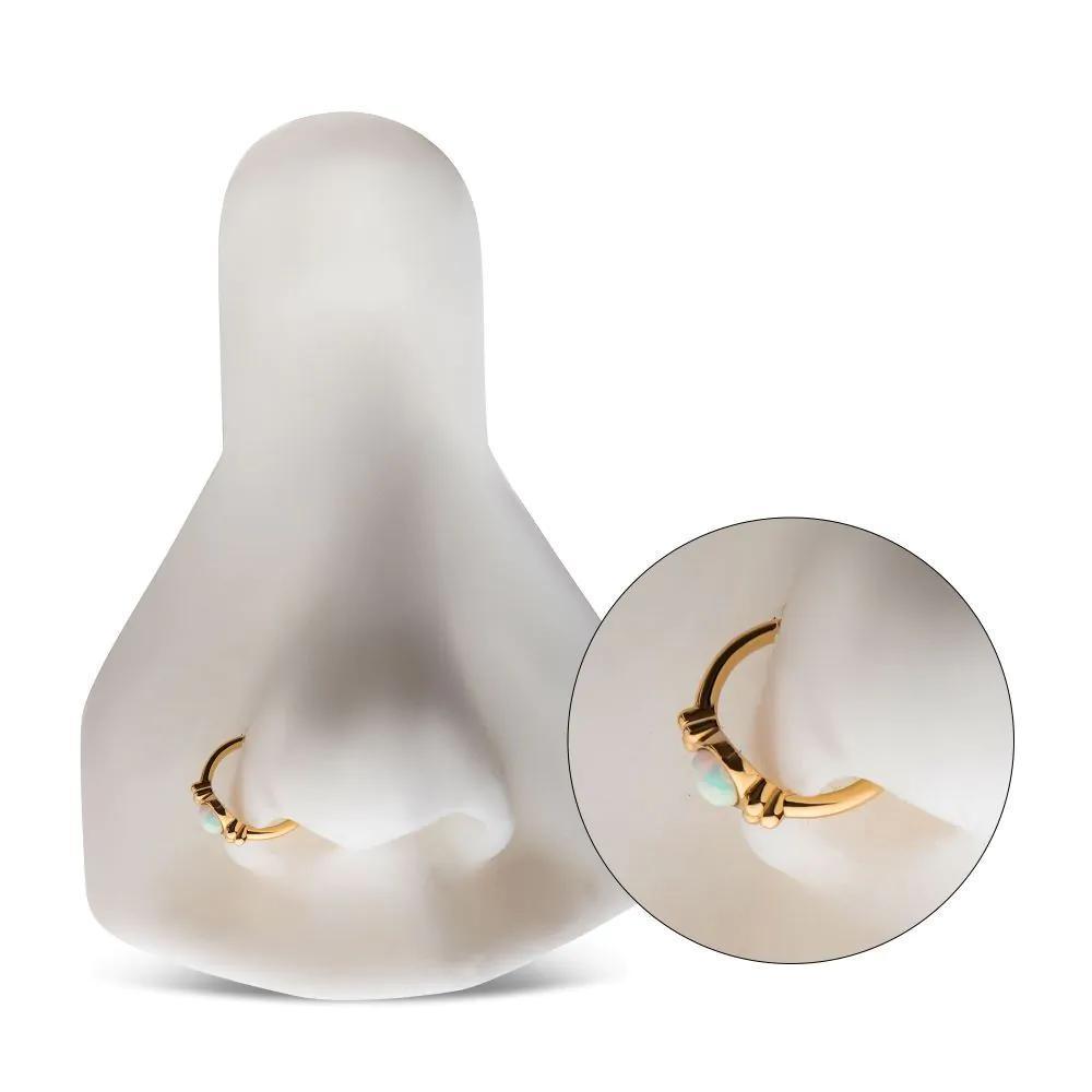 Invictus | 14k gold | Gold Beads & Centerpiece Bezel | Synthetic Opal