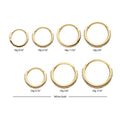 Invictus | 14k gold | Prong Set Eternity | Side Facing Hinged Hoop | Clear CZ