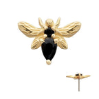 Invictus | 14k gold | Golden Bee | CZ