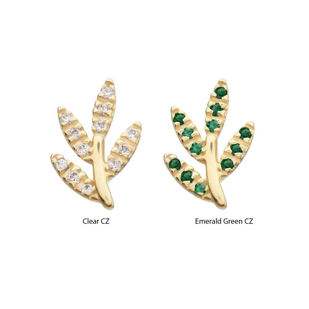 Invictus | 14k gold | Golden Flora | CZ