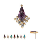 Invictus | 14k gold |Prong Set Kite | CZ