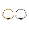 Invictus | 14k gold | Captive Bead Ring Hoop