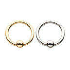 Invictus | 14k gold | Captive Bead Ring Hoop