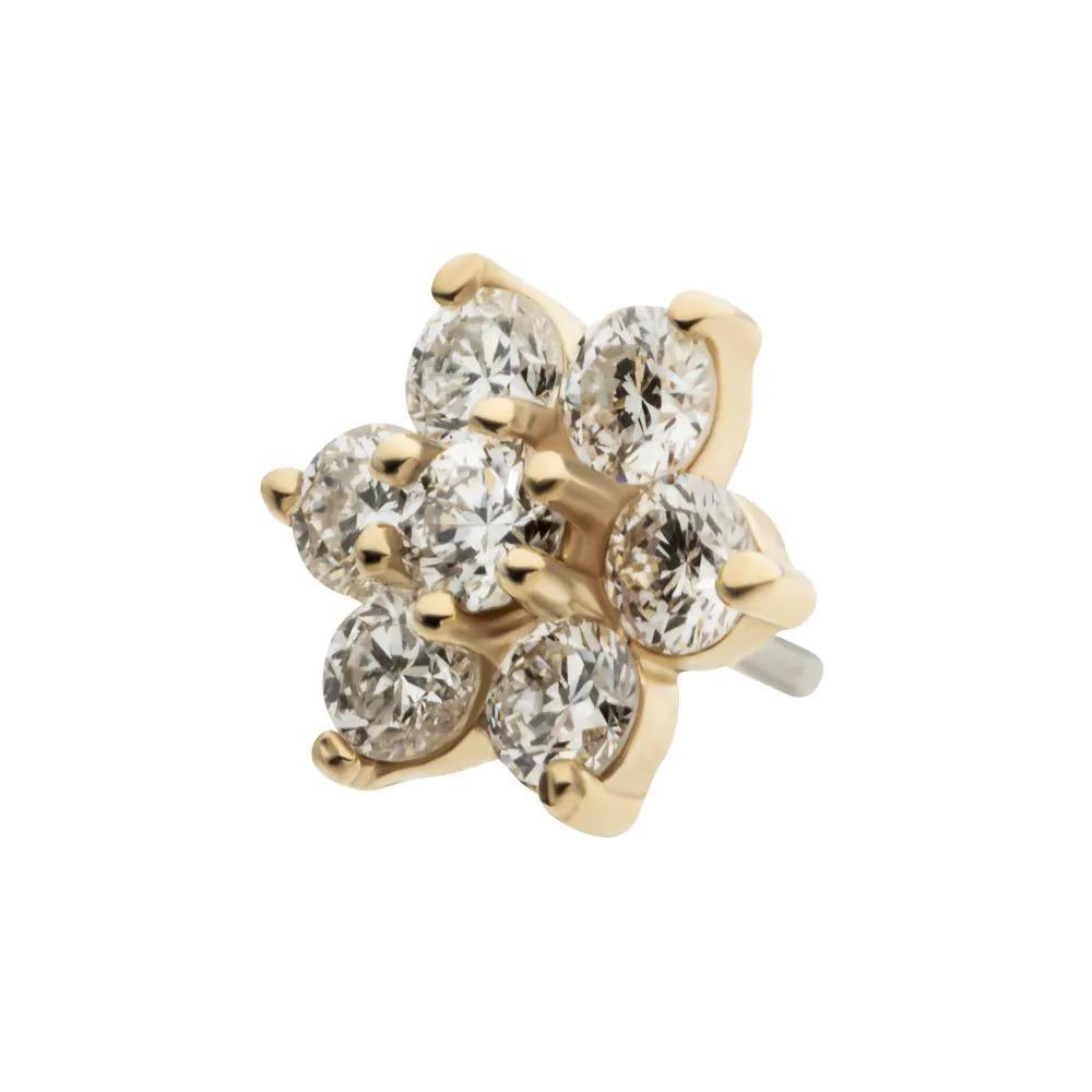 Invictus | 14k gold | Flower | Lab Grown Diamonds