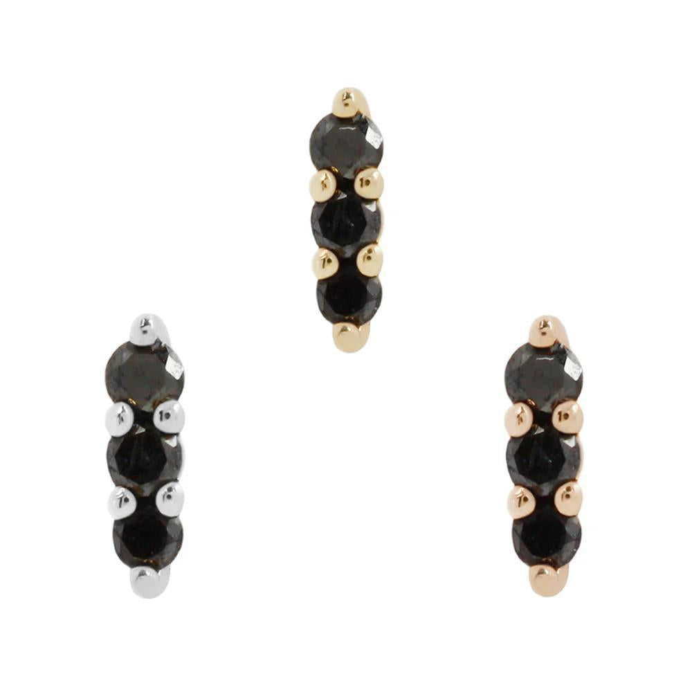 Buddha | 14k gold | Mishka 3 | Black Diamond