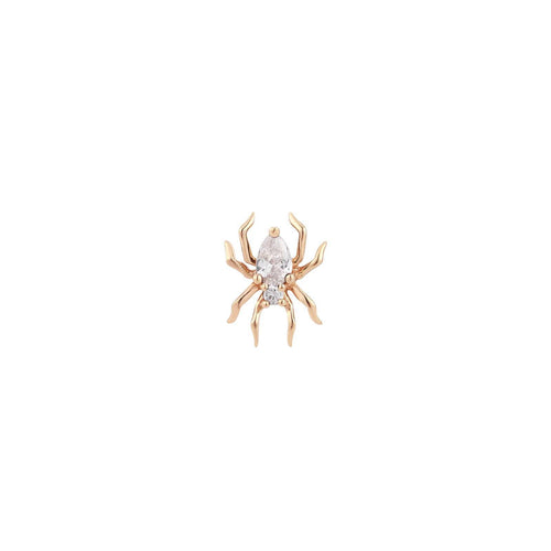 Buddha | 14k gold | Arachne | Clear CZ