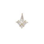 Buddha | 14k gold | L.A. Baby | Clear CZ