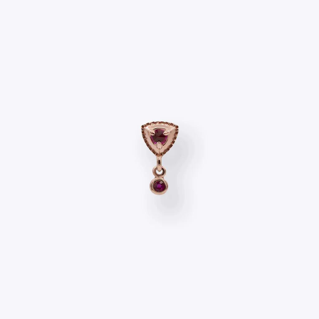 Tether | 14k gold | Hero Drop | Ruby