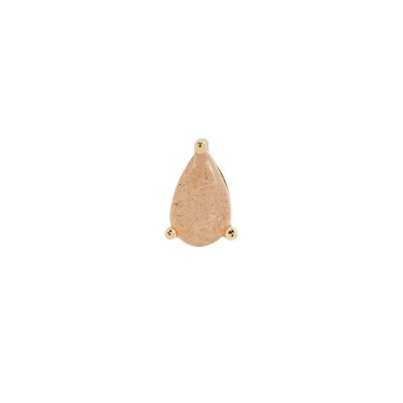 Buddha | 14k gold | Pear | Sunstone