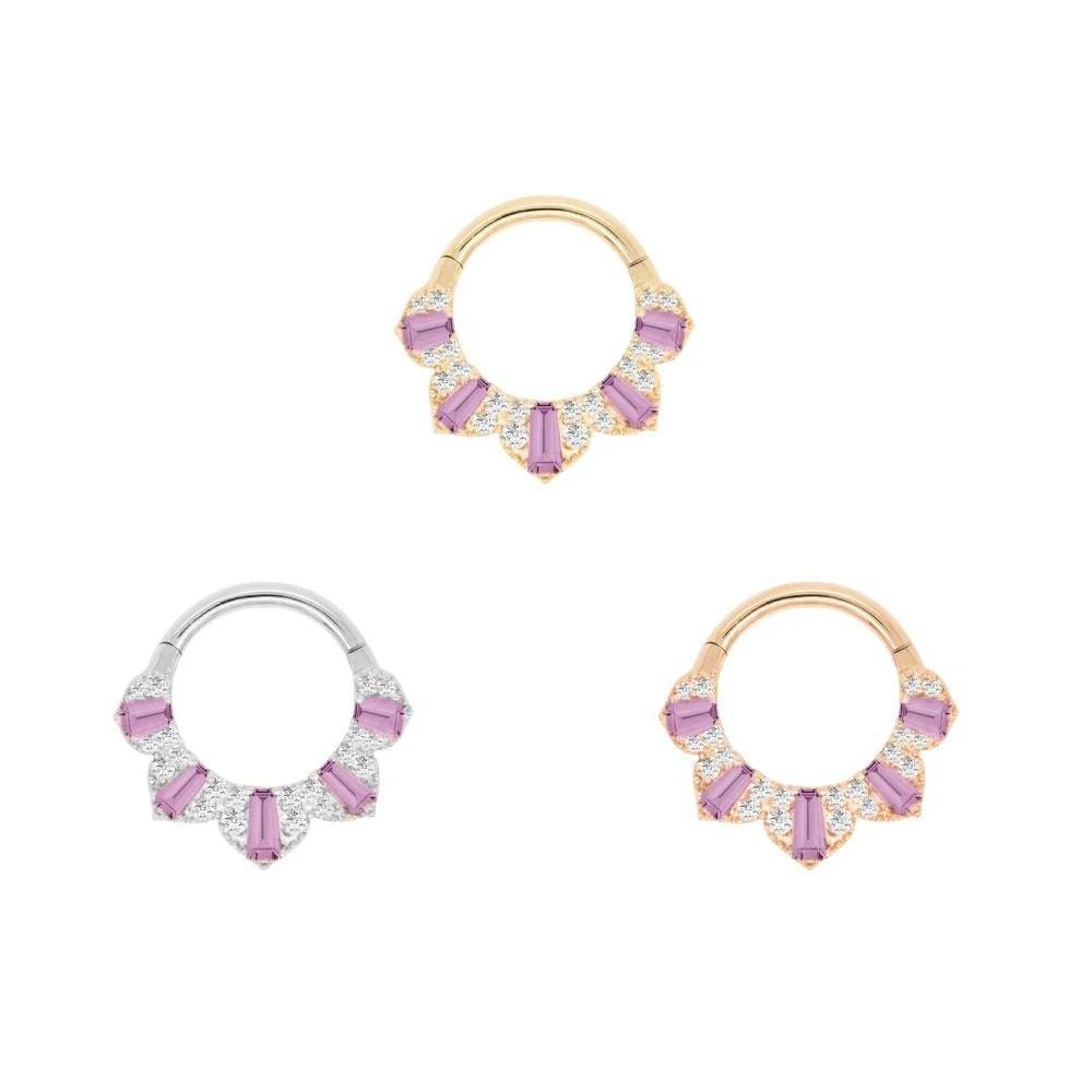 Buddha | 14k gold | Gilty Pleasure | Amethyst + White Diamond