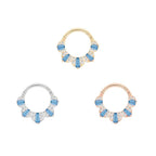 Buddha | 14k Gold | Gilty Pleasure Clicker | London Blue Topaz + White Diamond