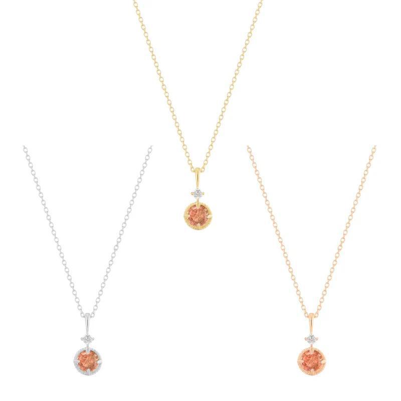 Buddha | 14k gold | RION x Buddha Manifest Necklace | Oregon Sunstone