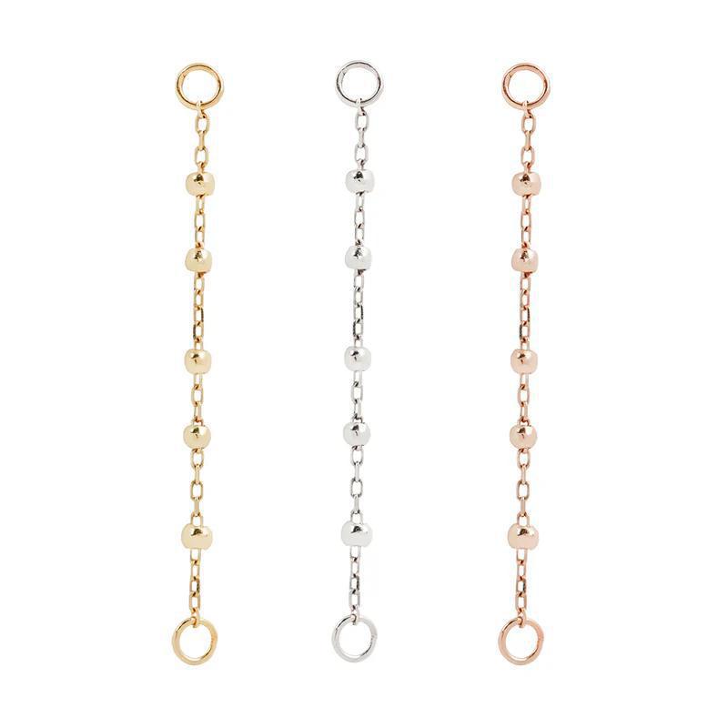 Buddha | 14k gold | 5 Bead Chain