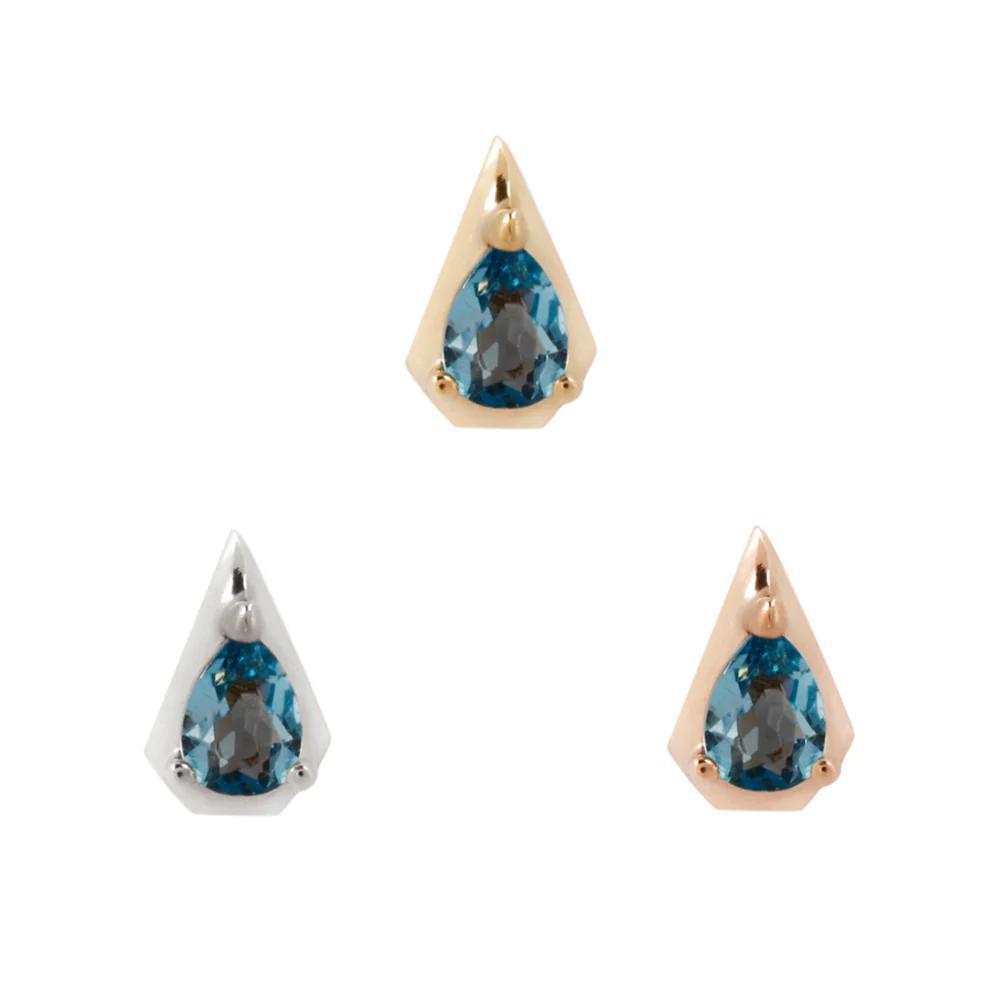 Buddha | 14k gold | Alaia | London Blue Topaz
