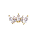 Buddha | 14k gold | Alice| White Sapphire
