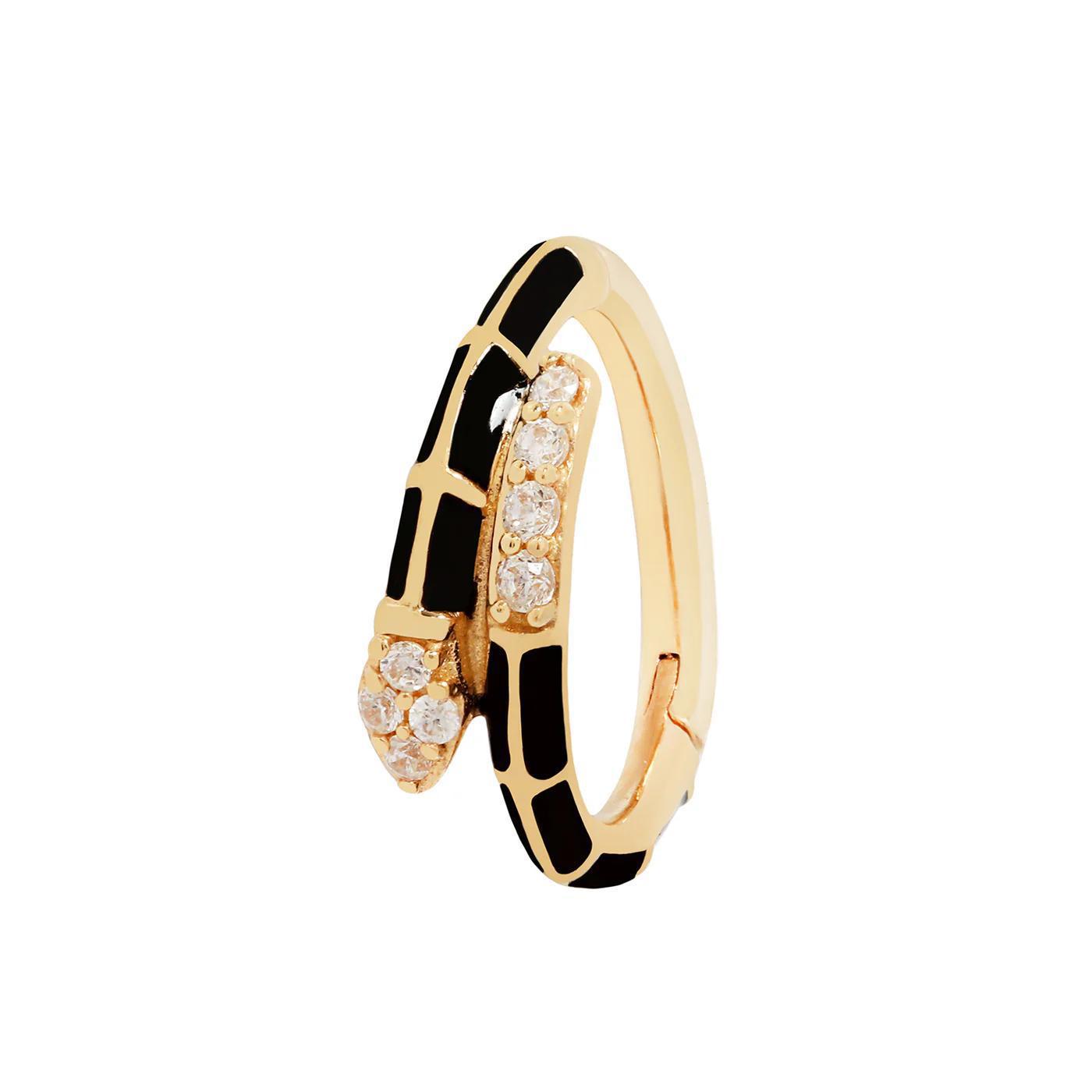 Buddha | 14k gold | Anti Hero | Enamel + Clear CZ