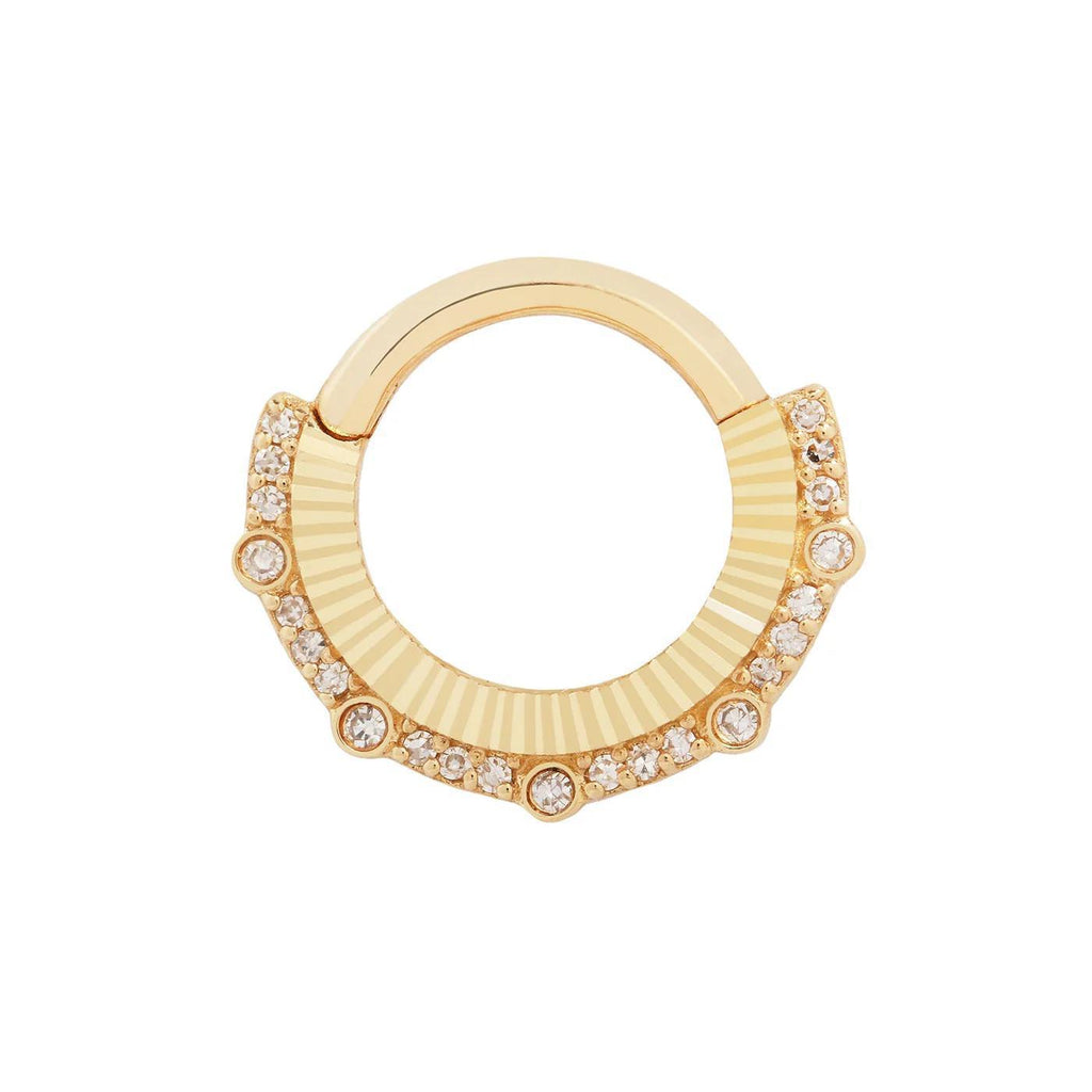 Buddha | 14k gold | Awaken | White Diamond