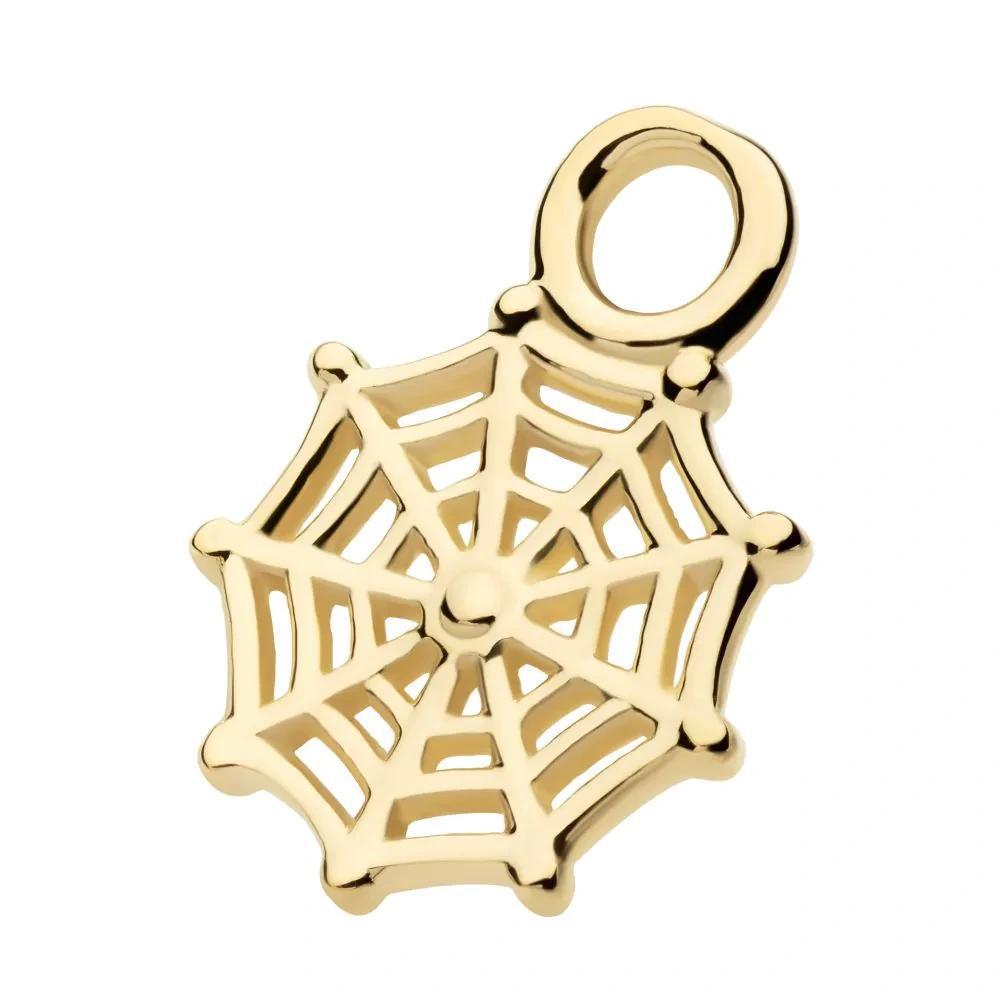 Invictus | 14k gold | Spiderweb Charm