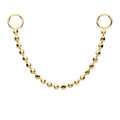 Invictus | 14k gold | Bead Chain with Rings