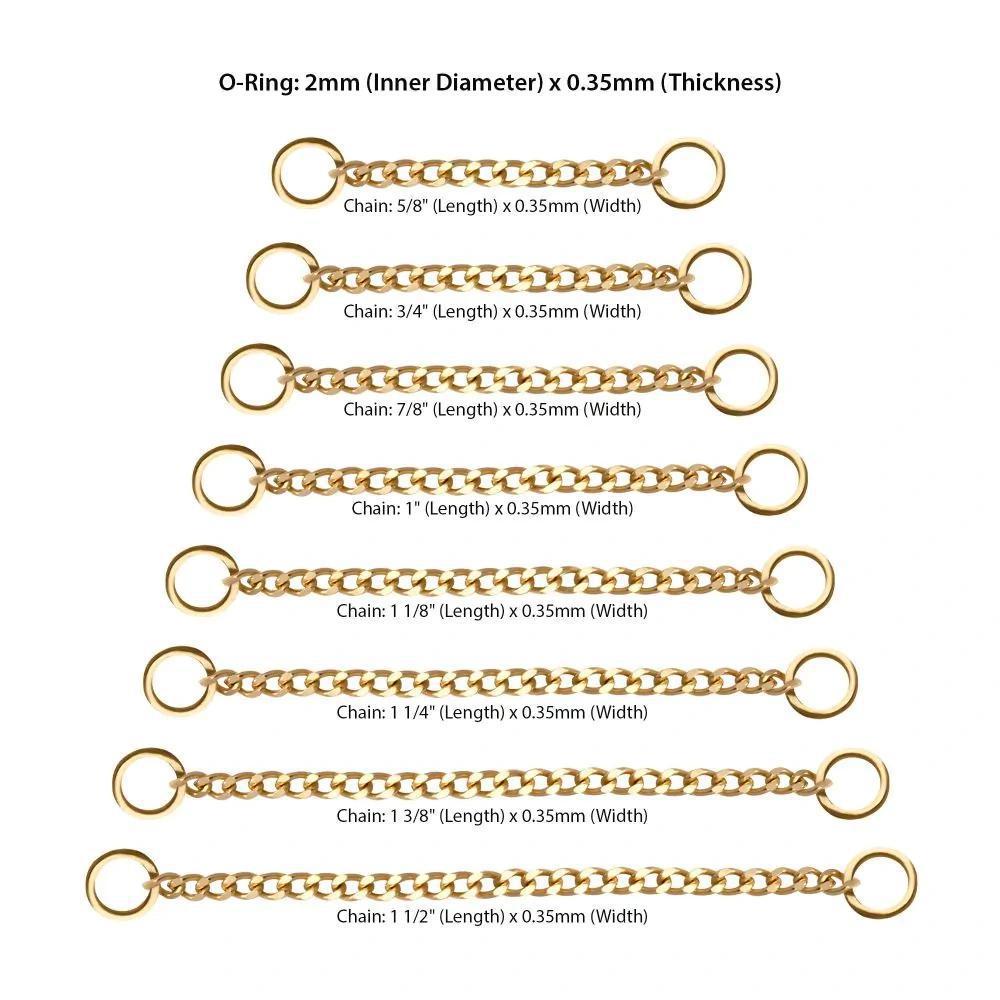 Invictus | 14k gold | Curb Chain with Ring