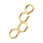 Invictus | 14k gold | Honeycomb Charm
