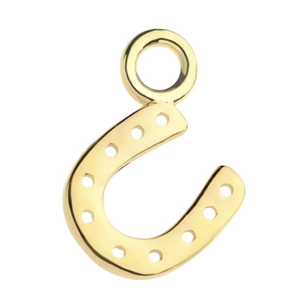 Invictus | 14k gold | Horseshoe Charm