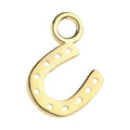 Invictus | 14k gold | Horseshoe Charm