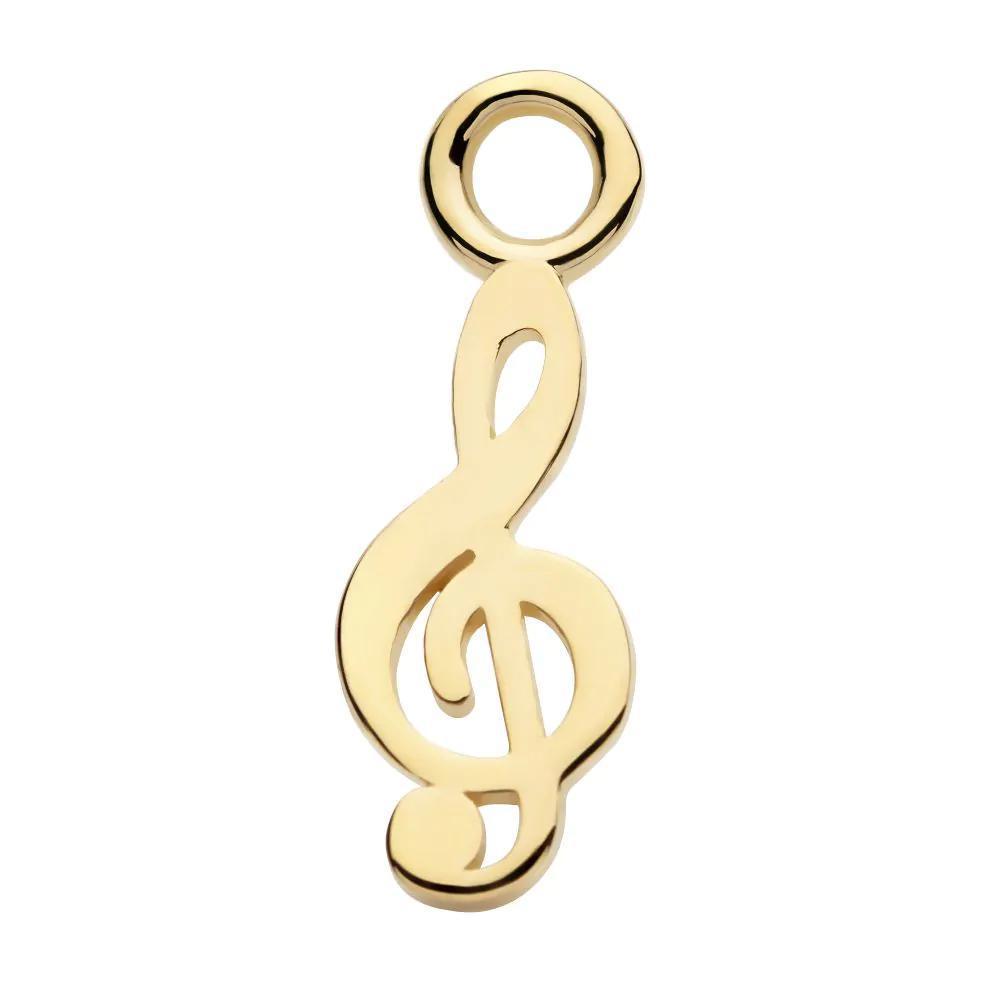 Invictus | 14k gold | Music Note Charm