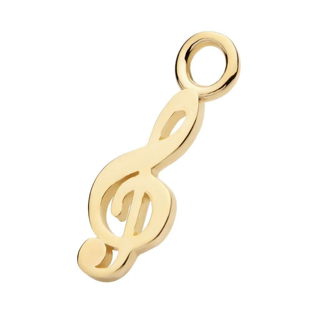 Invictus | 14k gold | Music Note Charm
