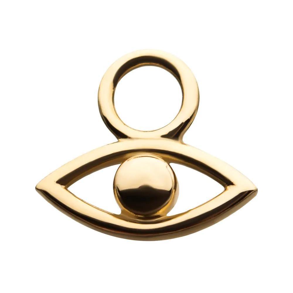Invictus | 14k gold | Open Eye Charm