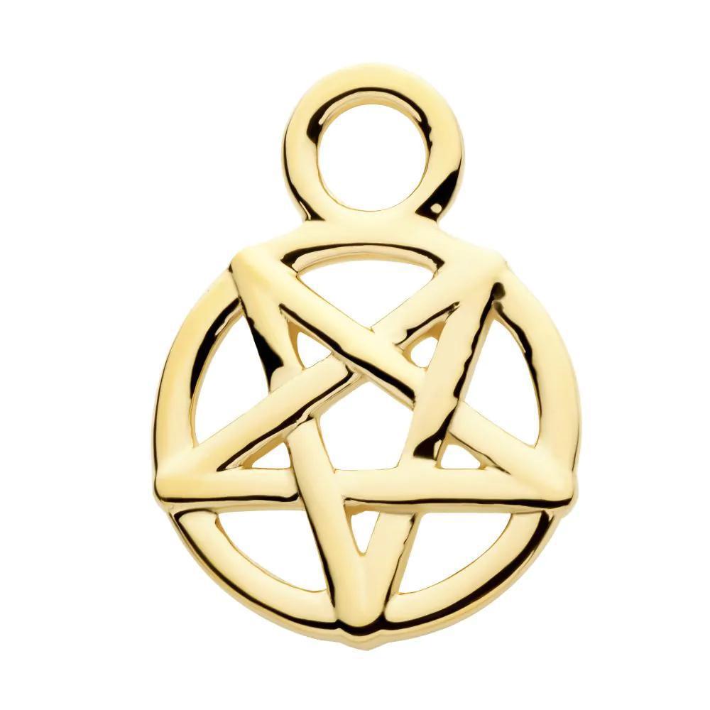 Invictus | 14k gold | Pentagram Charm