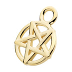 Invictus | 14k gold | Pentagram Charm