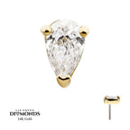 Invictus | 14k gold | 3 Prong Setting Pear | Lab-Grown Diamond