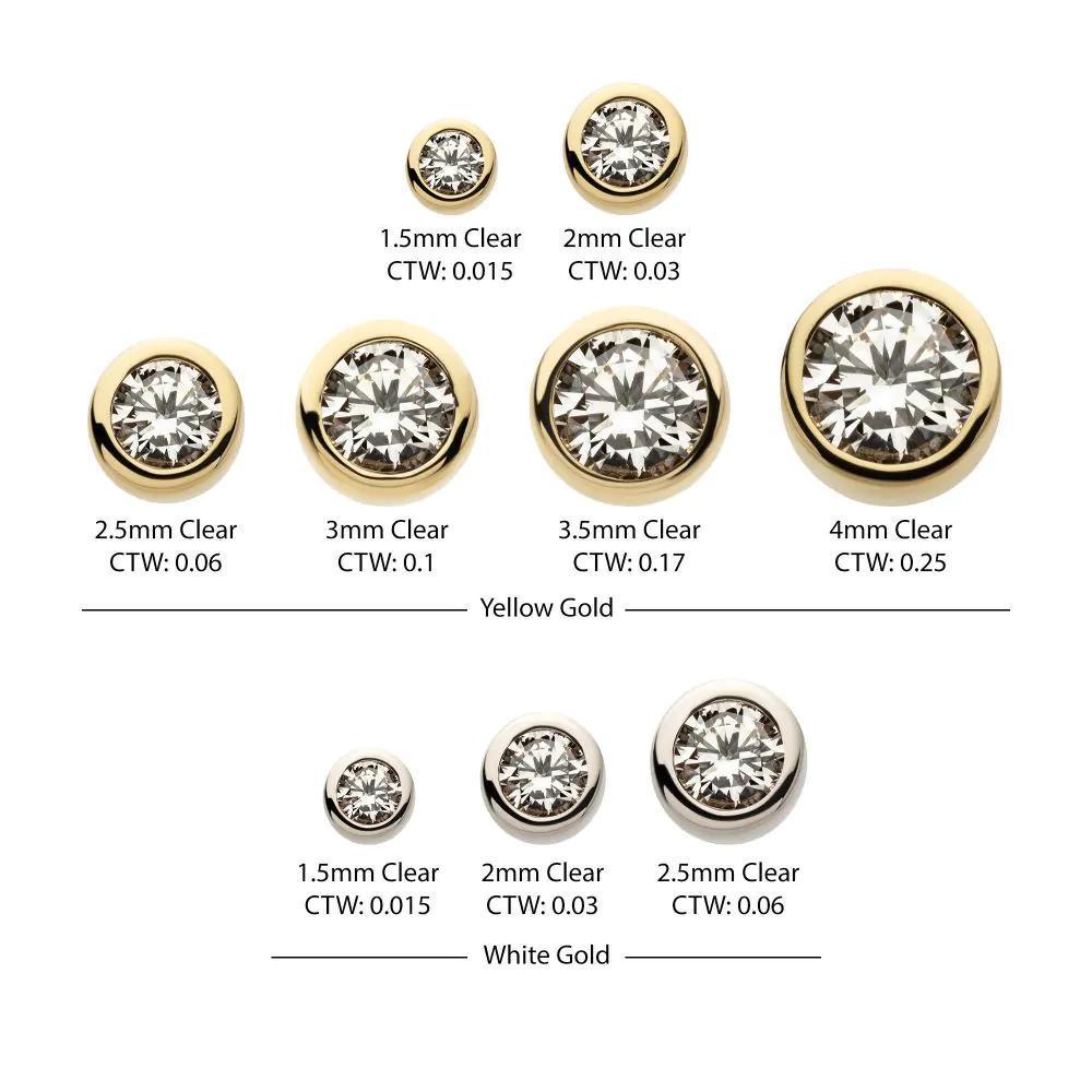 Invictus | 14k gold | Bezel | Lab Grown Diamond