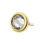 Invictus | 14k gold | 2mm Bezel | CZ