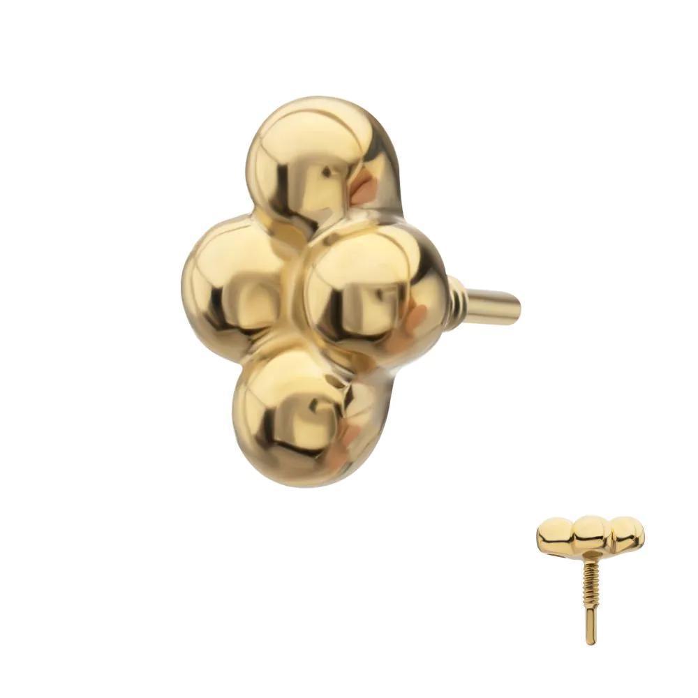 Invictus | 14k gold | 4-Bead Top