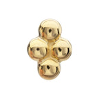 Invictus | 14k gold | 4-Bead Top