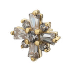 Invictus | 14k gold | Celestial Cluster | CZ