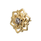 Invictus | 14k gold | Lotus Flower | CZ
