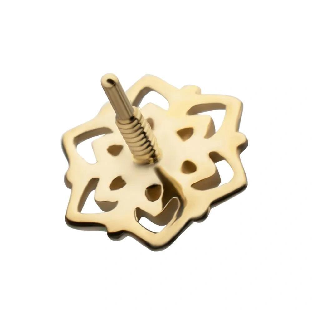Invictus | 14k gold | Lotus Flower | CZ