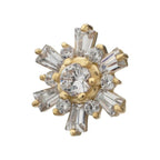Invictus | 14k gold | Radiant Flare Cluster | CZ