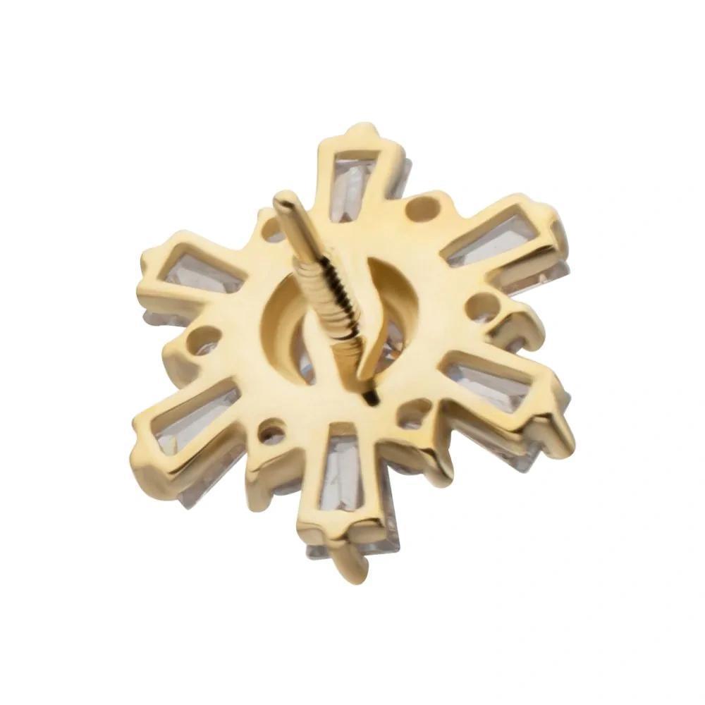Invictus | 14k gold | Radiant Flare Cluster | CZ