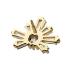 Invictus | 14k gold | Sunray Cluster | CZ