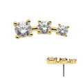 Invictus | 14k gold | 3 Prong Cluster | CZ