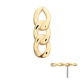 Invictus | 14k gold | 3-Link Chain Top