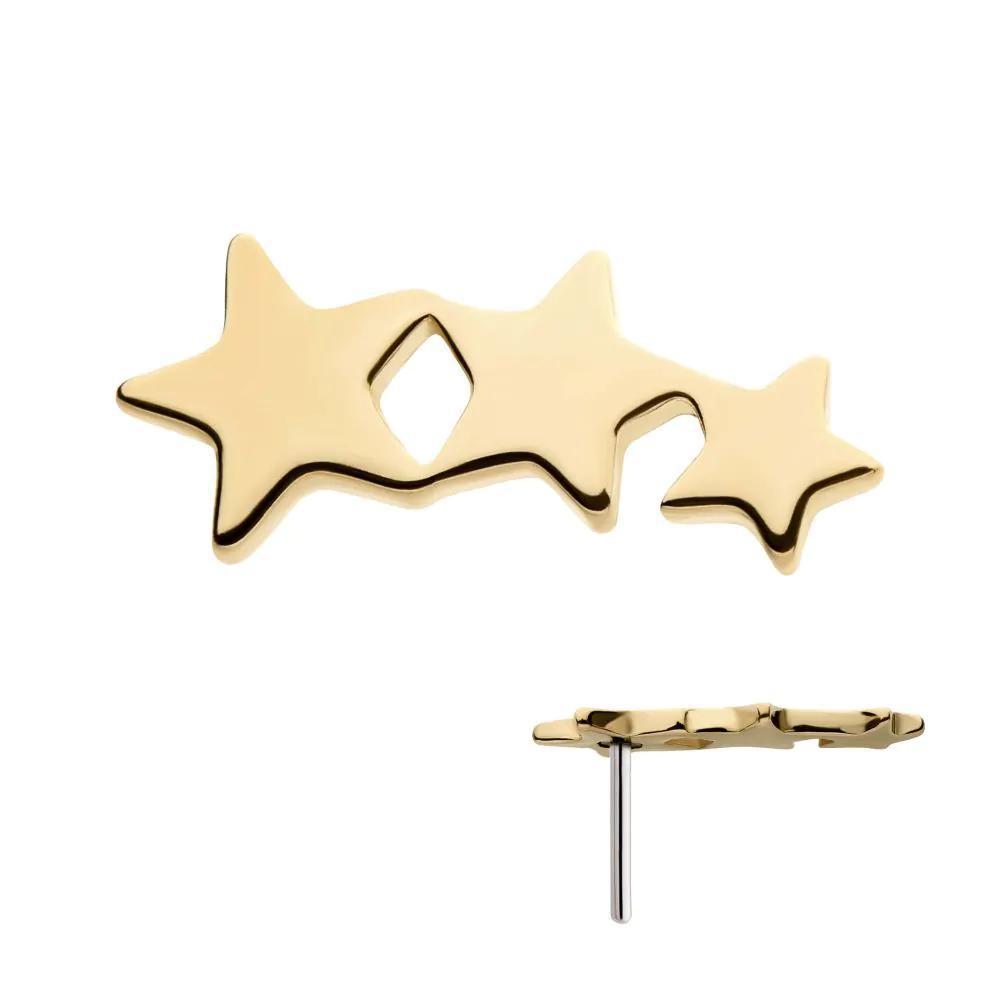 Invictus | 14k gold | 3-Star Cluster
