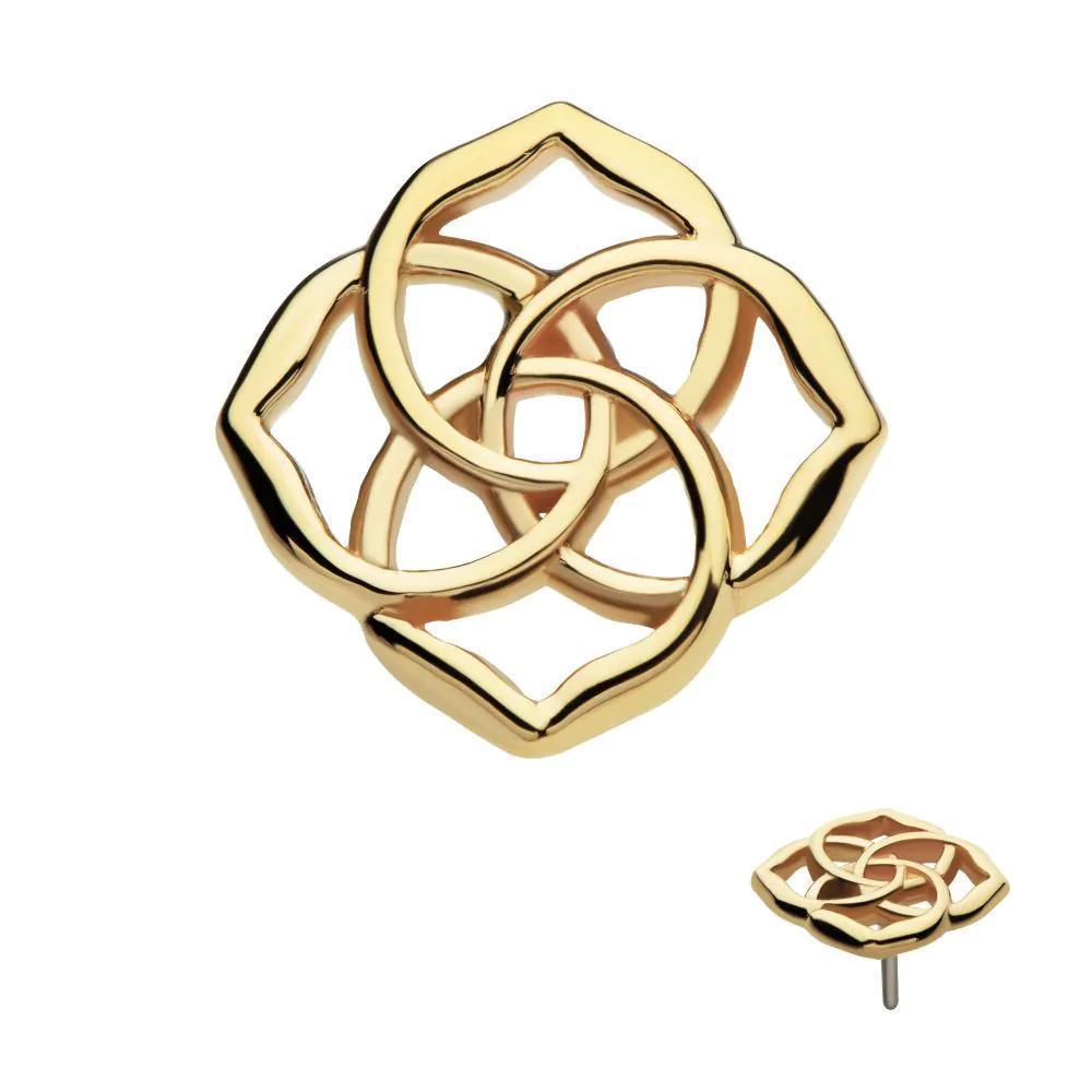 Invictus | 14k gold | 4 Pointed Celtic Knots